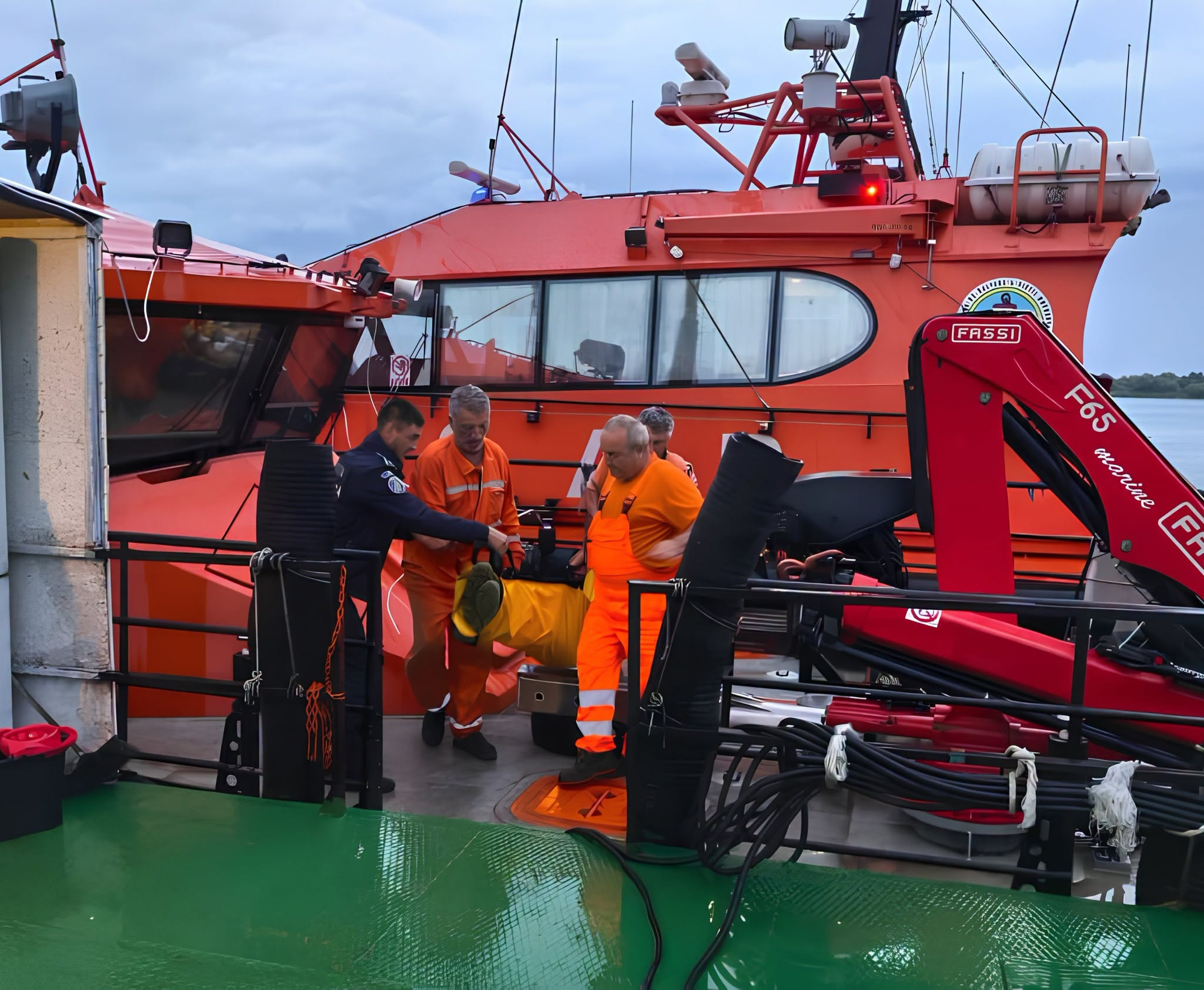 Operațiune salvare a marinarilor de la Gas Lisbon / ANR